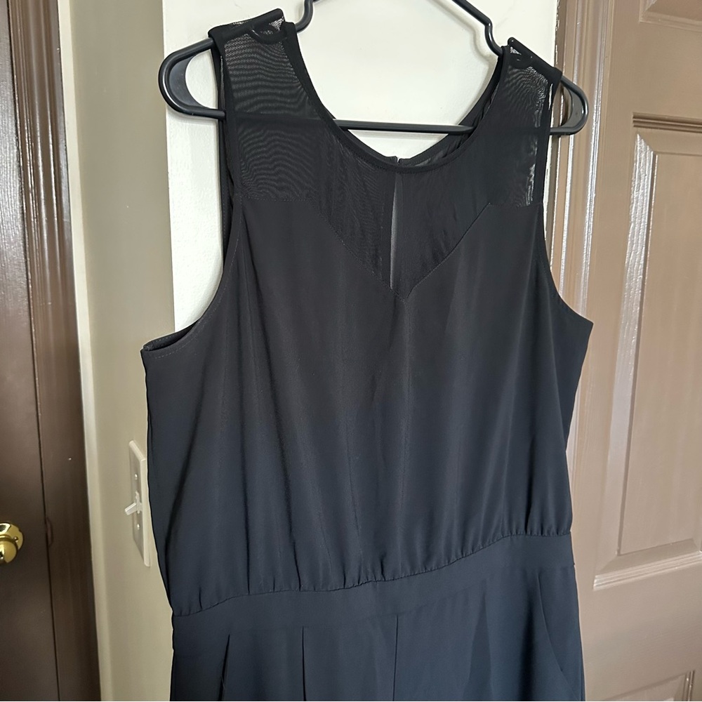 Black Sleeveless Jumpsuit